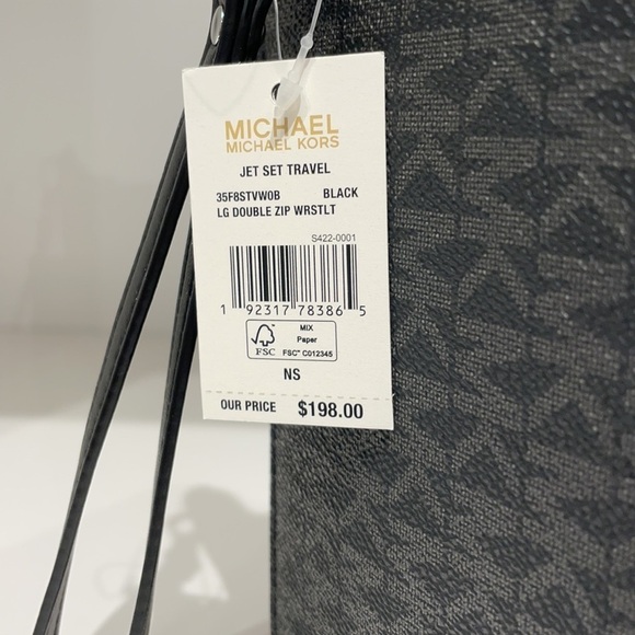 Michael Kors double zip jet set wallet wristlet - Picture 4 of 5